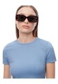 Camiseta Crop Slim Algodón Azul Mujer Azul de Gef