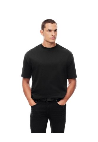 Camiseta Regular Negra Hombre Negro Gef