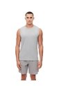 Camisilla Deportiva Antibacterial Gris Hombre Gris de Gef