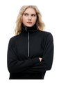 Buzo Relax Tacto Suave Negro Mujer Negro de Gef