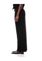 Pantalón Wide Leg Tiro Alto Negro Mujer Negro de Gef