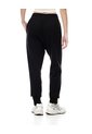 Jogger Tiro Medio Algodón Negro Mujer Negro de Gef