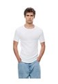 Camiseta Slim Algodón Blanca Hombre Blanco de Gef