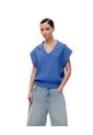 Chaleco Oversize Tejido Azul Mujer Azul de Gef