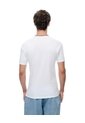 Camiseta Slim Algodón Blanca Hombre Blanco de Gef
