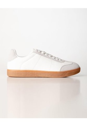 Tenis Casuales Blancos Mujer Blanco Gef