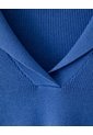 Chaleco Oversize Tejido Azul Mujer Azul de Gef