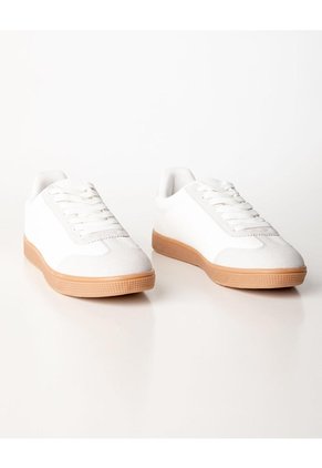 Tenis Casuales Blancos Mujer Blanco