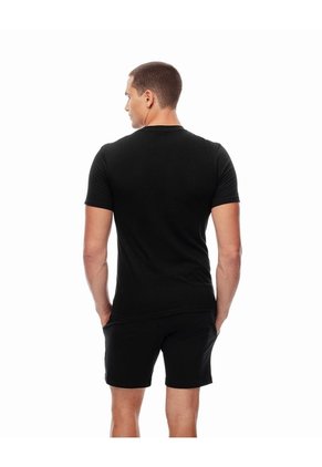 Camiseta Slim Algodón Jersey X2unds Negra Hombre Negro