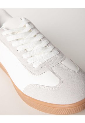 Tenis Casuales Blancos Mujer Blanco