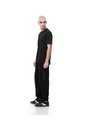 Camiseta Oversize Algodón Negra Hombre Negro de Gef