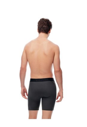 Bóxer Deportivo Largo Control Humedad Gris Hombre Gris