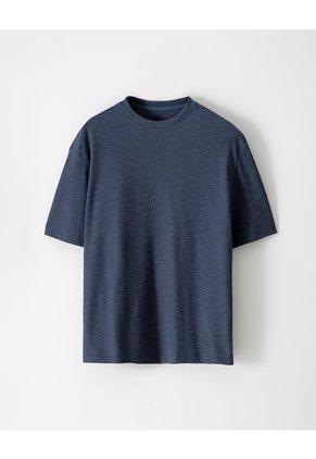 Camiseta Oversize Azul Hombre Azul