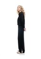 Pantalón Tiro Alto Negro Mujer Negro de Gef