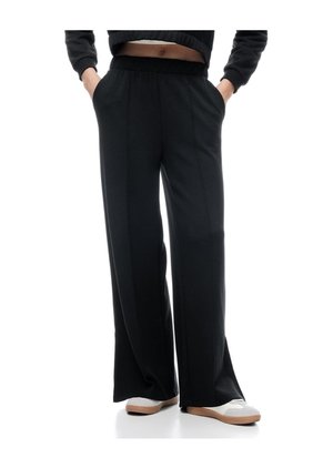 Pantalón Tiro Alto Negro Mujer Negro