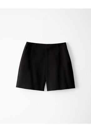 Short Tiro Medio Negro Mujer Negro