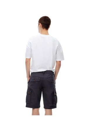 Bermuda Cargo Regular Drill Algodón Gris Hombre Gris
