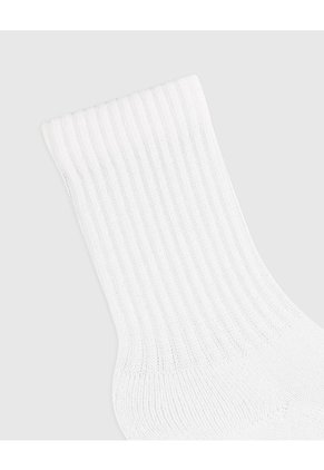 Medias Niño Largas Algodón Pack X5 Blancas Blanco