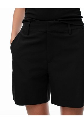 Short Tiro Medio Negro Mujer Negro