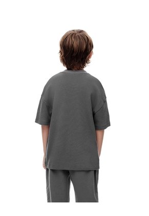 Camiseta Regular Algodón Gris Niño Gris