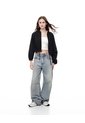 Chaqueta Regular Algodón Negro Mujer Negro de Gef