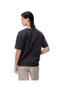 Camiseta Oversize Gris Mujer Negro de Gef