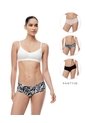 Panty Cachetero Algodón Tiro Medio X3unds Surtido Mujer Multicolor de Gef