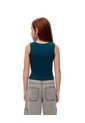 Camiseta Esqueleto Slim Rib Algodón Verde Niña Verde de Gef
