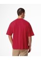 Camiseta Oversize Algodón Roja Hombre Rojo de Gef