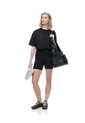 Biker Deportivo Seamless Negro Mujer Negro de Gef