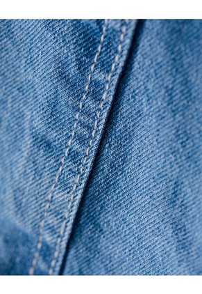 Short Cargo Tiro Alto Denim índigo Medio Niña Azul Oscuro