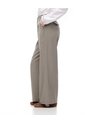 Pantalón Wide Leg Tiro Alto Denim Verde Mujer Verde de Gef