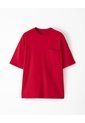 Camiseta Oversize Algodón Roja Hombre Rojo de Gef