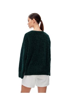 Suéter Oversize Verde Mujer Verde