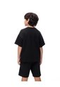 Camiseta Regular Algodón Negra Niño Negro de Gef