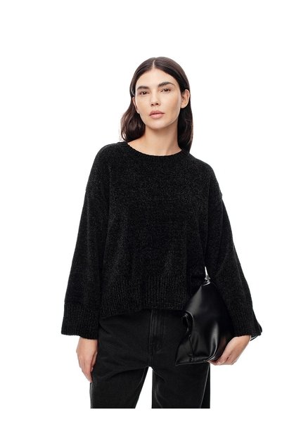 Suéter Oversize Negro Mujer Negro