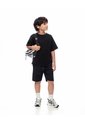 Camiseta Regular Algodón Negra Niño Negro de Gef