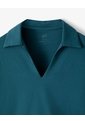 Camibuzo Tipo Polo Oversize Verde Mujer Verde de Gef