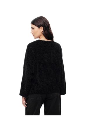 Suéter Oversize Negro Mujer Negro