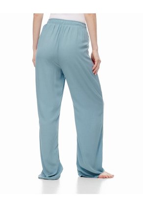 Pantalón De Pijama Azul Mujer Verde
