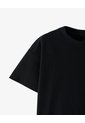 Camiseta Regular Algodón Negra Niño Negro de Gef