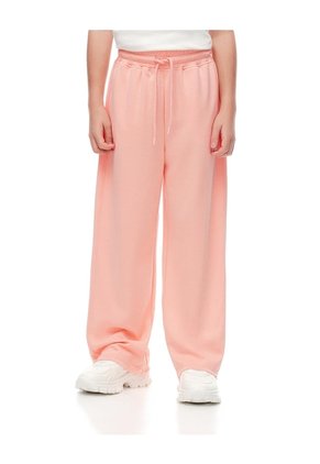 Pantalón Holgado Tiro Medio Naranja Niña Naranja