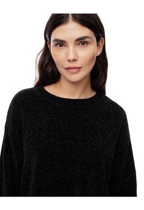 Suéter Oversize Negro Mujer Negro