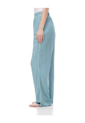 Pantalón De Pijama Azul Mujer Verde