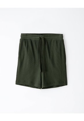 Bermuda Relax Algodón Verde Hombre Verde