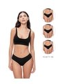 Panty Cachetero Tiro Medio Invisible X3unds Surtido Mujer Multicolor de Gef