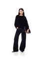 Suéter Oversize Negro Mujer Negro de Gef