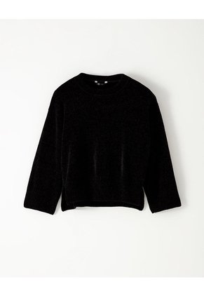 Suéter Oversize Negro Mujer Negro