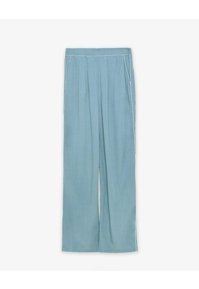 Pantalón De Pijama Azul Mujer Verde