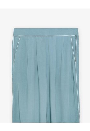 Pantalón De Pijama Azul Mujer Verde